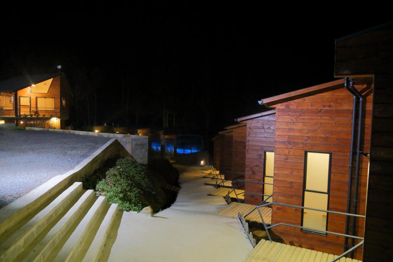 Cabanas Y Spa Costa Patagonia - Piscina Climatizada ปิชิเลมู ภายนอก รูปภาพ